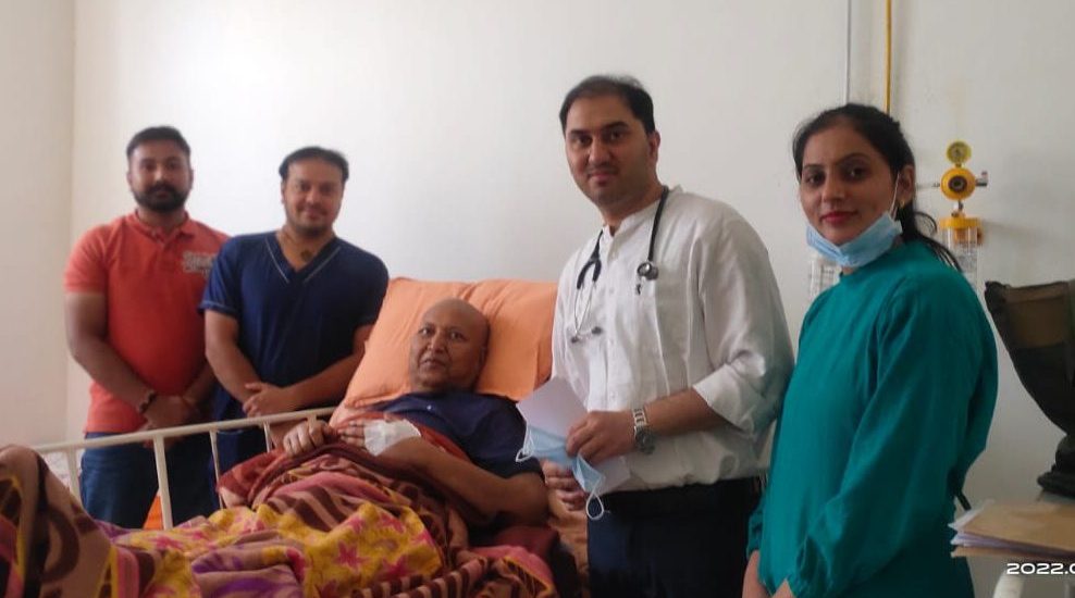 Critical case of Cancer treated by Hematologist and Oncologist along with his team